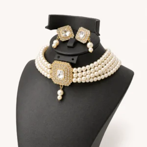 Choker Perles Cristal