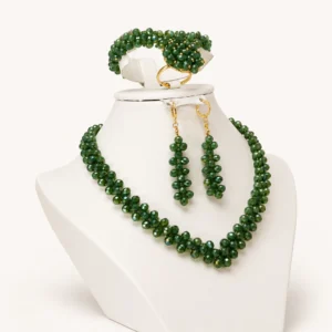 Parure Cristal Vert