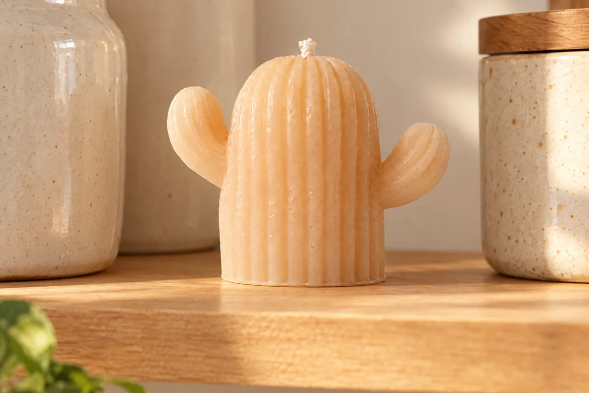 Bougie cactus — détail