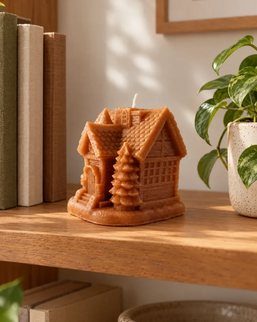 Chalet candle — styled