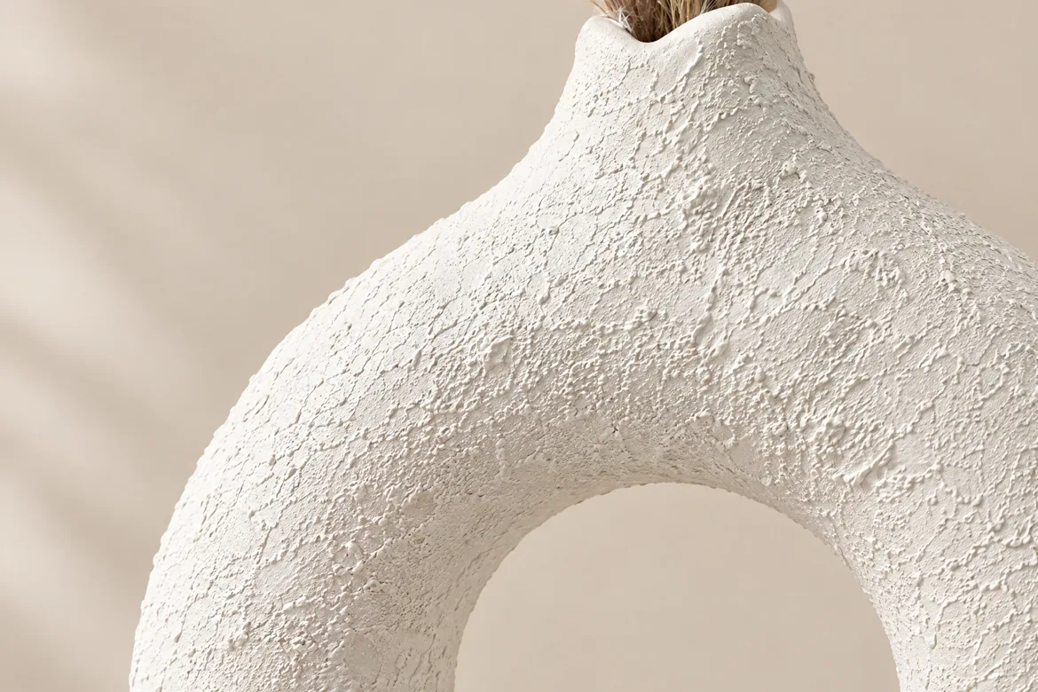 Vases céramique texturée — détail