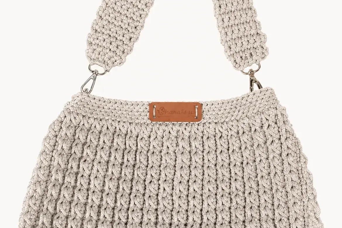 Sac au crochet à anse unique — détail