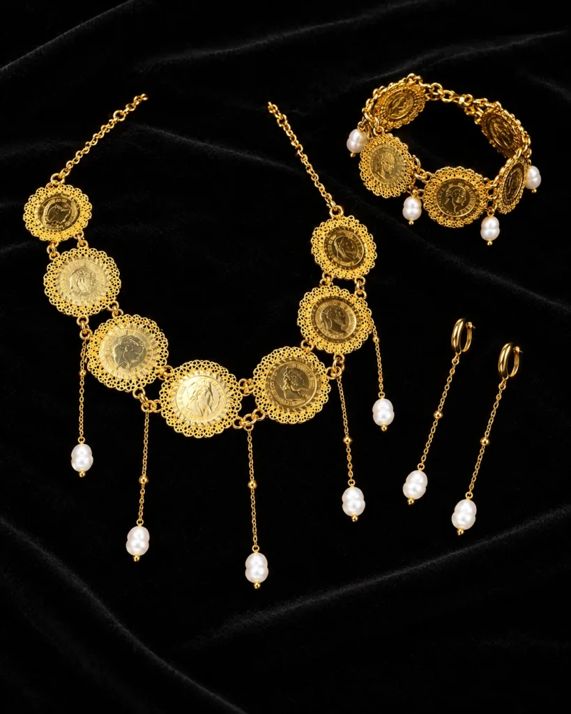 Grand ceremony set — on velvet
